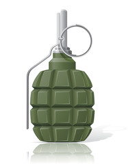 Fototapeta premium hand grenade vector illustration
