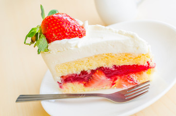 Cake strawberry