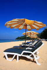 yellow Clear sky beach umbrella