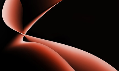 Red abstract waves background