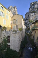 Fototapeta na wymiar Moustiers-Sainte-Marie, Provence-Alpes-Côte d'Azur - France