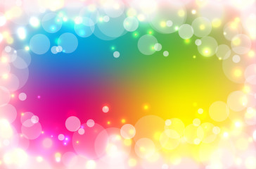 white circle on colorful background.vector.