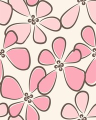 romantic seamless pattern