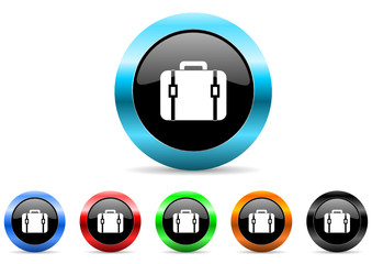 bag icon vector set