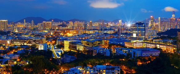 Fototapeta premium hongkong city night