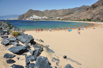 Fototapeta na wymiar Teresitas beach. Tenerife island, Canaries