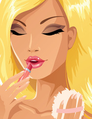 Make up routine