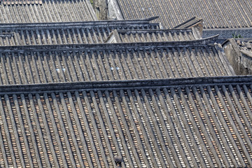 roofs of the ancient houses Bedalinu outpost