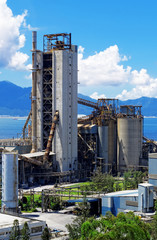 Cement Plant at day