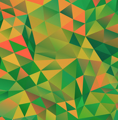 Fototapeta premium Abstract Green Triangle Background