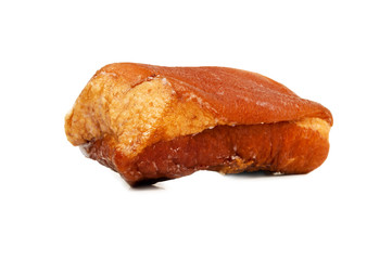 Smoked meat isolated