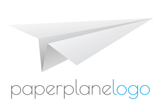 Paper airplane logo