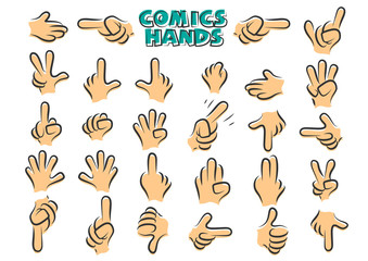 Comics hands