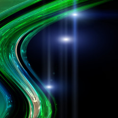 futuristic eco background design with lights