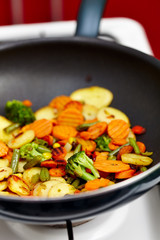 Fried vegetables