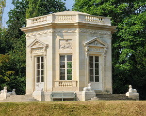 Marie Antoinette estate in the parc of Versailles Palace