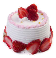 cake, Ice-cream cake on background