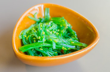 seaweed salad japan food