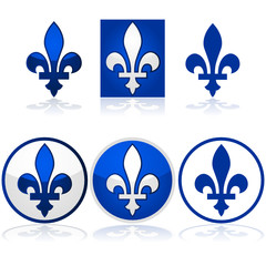 Quebec fleur-de-lys