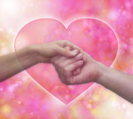 Tender Valentine Embrace, soft focus