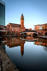 Deurstickers Chapel on Canals of Castlefield Manchester © SakhanPhotography