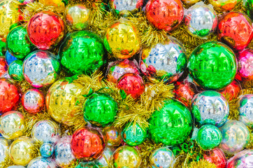 Christmas ball background
