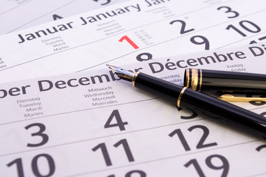 Kalender mit F&uuml;ller