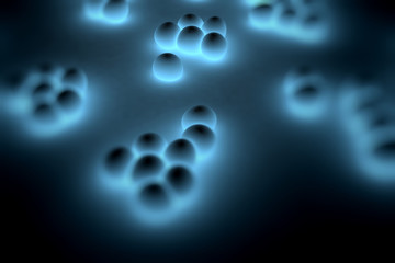 MRSA bacteria or superbug bacteria