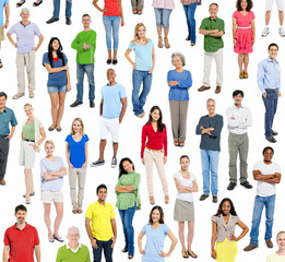 Obraz premium Large group of People Standing