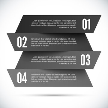 Abstract infographic template