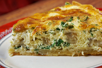 quiche with halibut