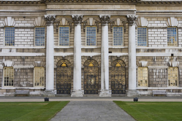 Architectural detail, Greenwich University, London.