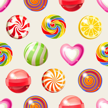 lollipop seamless pattern