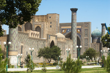 La m&eacute;dersa d'Oulough Beg et Cher-Dor Registan, Samarcande