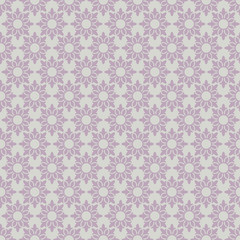 Retro floral seamless pattern