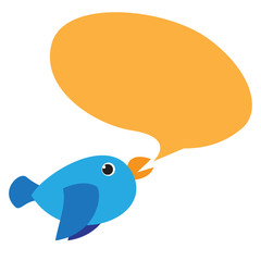 Talking Bird Illustration