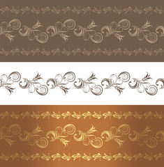 Ornamental brown borders