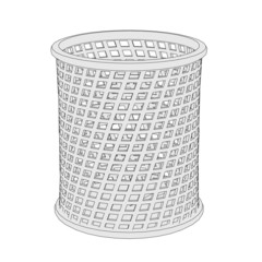 cartoon image of pencil box