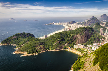 Blick vom Zuckerhut, Rio, Brasilien