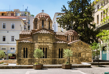 Church of Panaghia Kapnikarea, Athens - obrazy, fototapety, plakaty