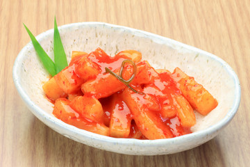 kimchi of the Japanese radish