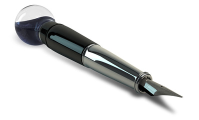 The Creative Pen And Light Bulb