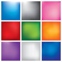 Blur abstract background set