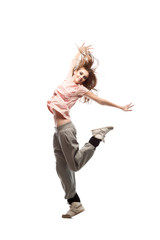 girl hip-hop dancer