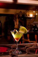 cocktail at the bar