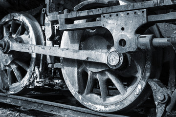 a rusty wheels