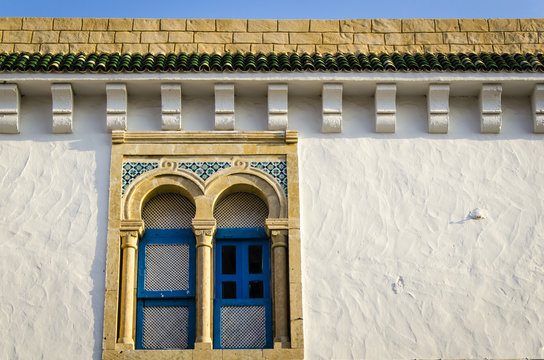 Fenster in Monastir, Tunesien