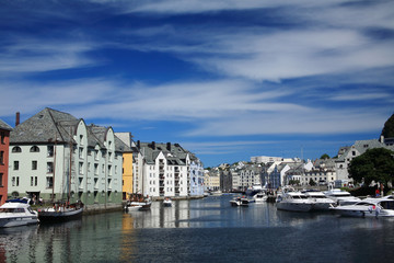 alesund porto città della norvegia