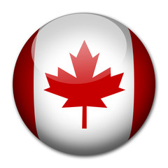 Kanada Flagge Button