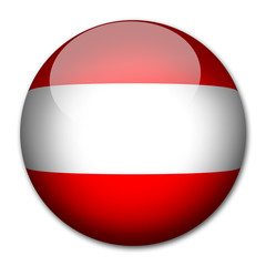 Österreich Flagge Button